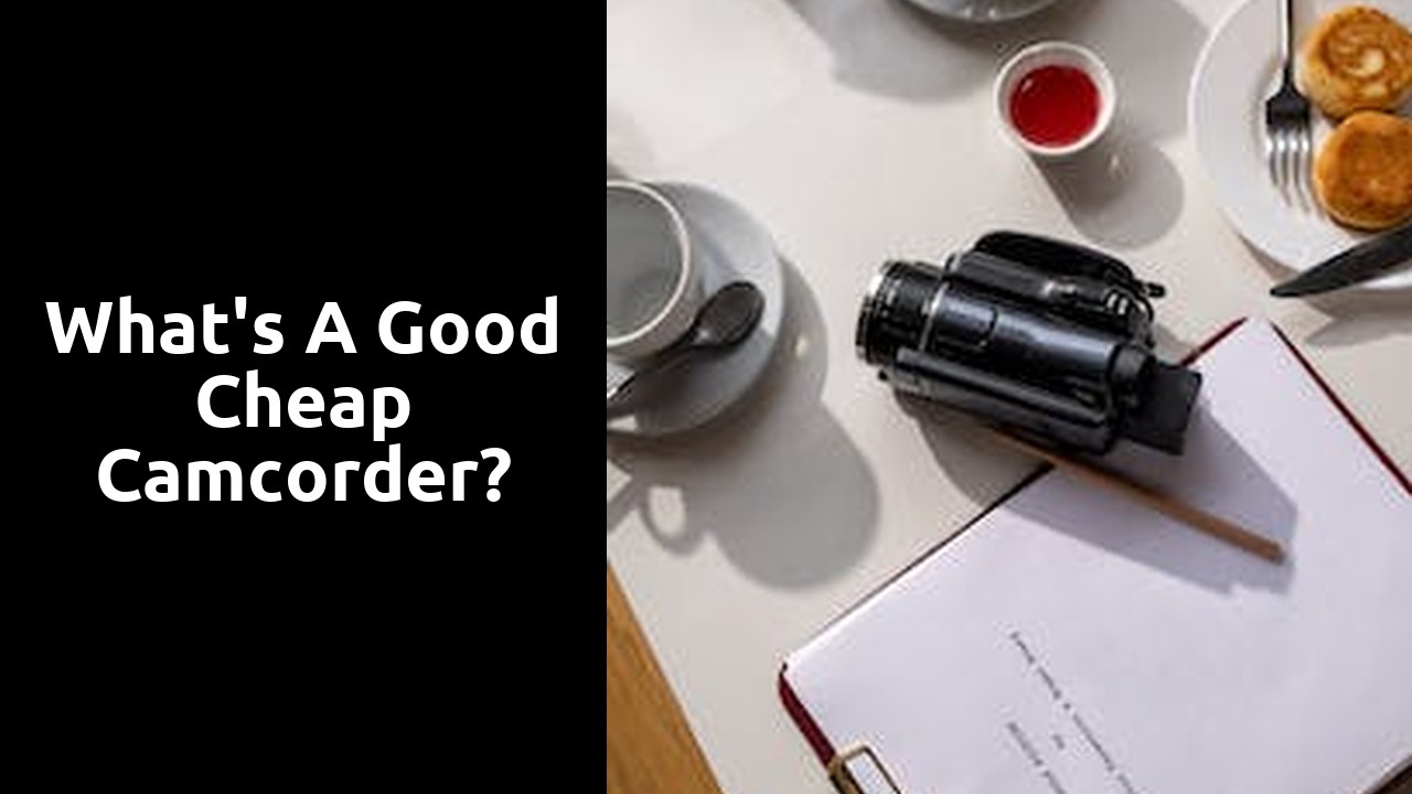 What's a good cheap camcorder?