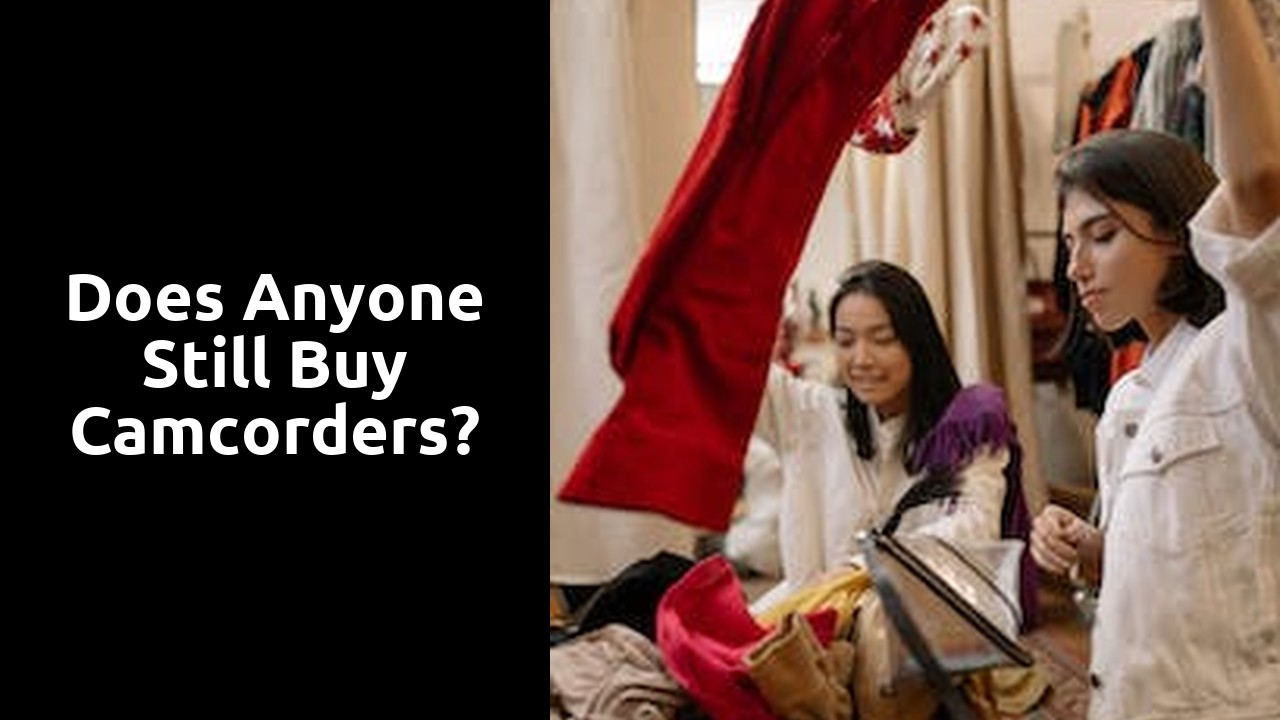 Does anyone still buy camcorders?