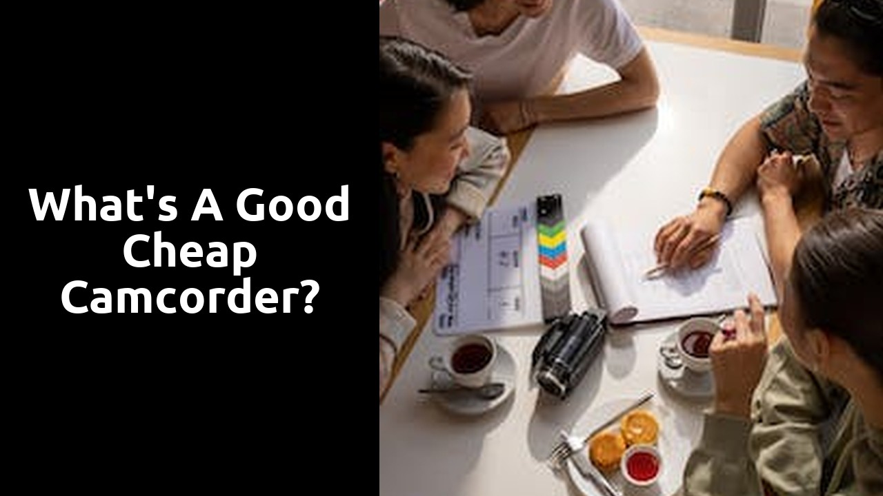 What's a good cheap camcorder?