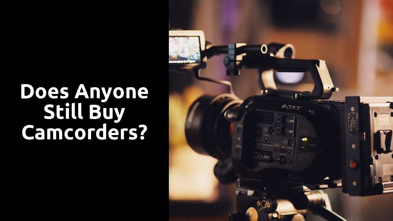 Does anyone still buy camcorders?
