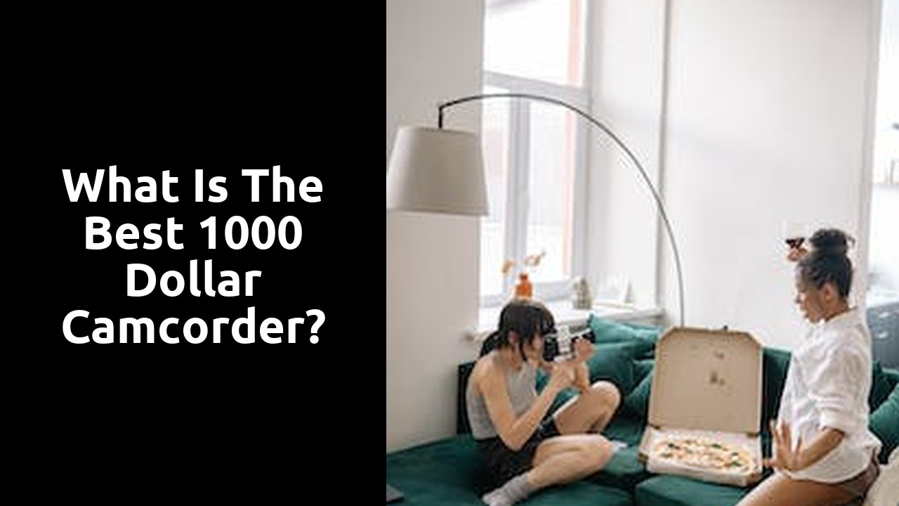 What is the best 1000 dollar camcorder?