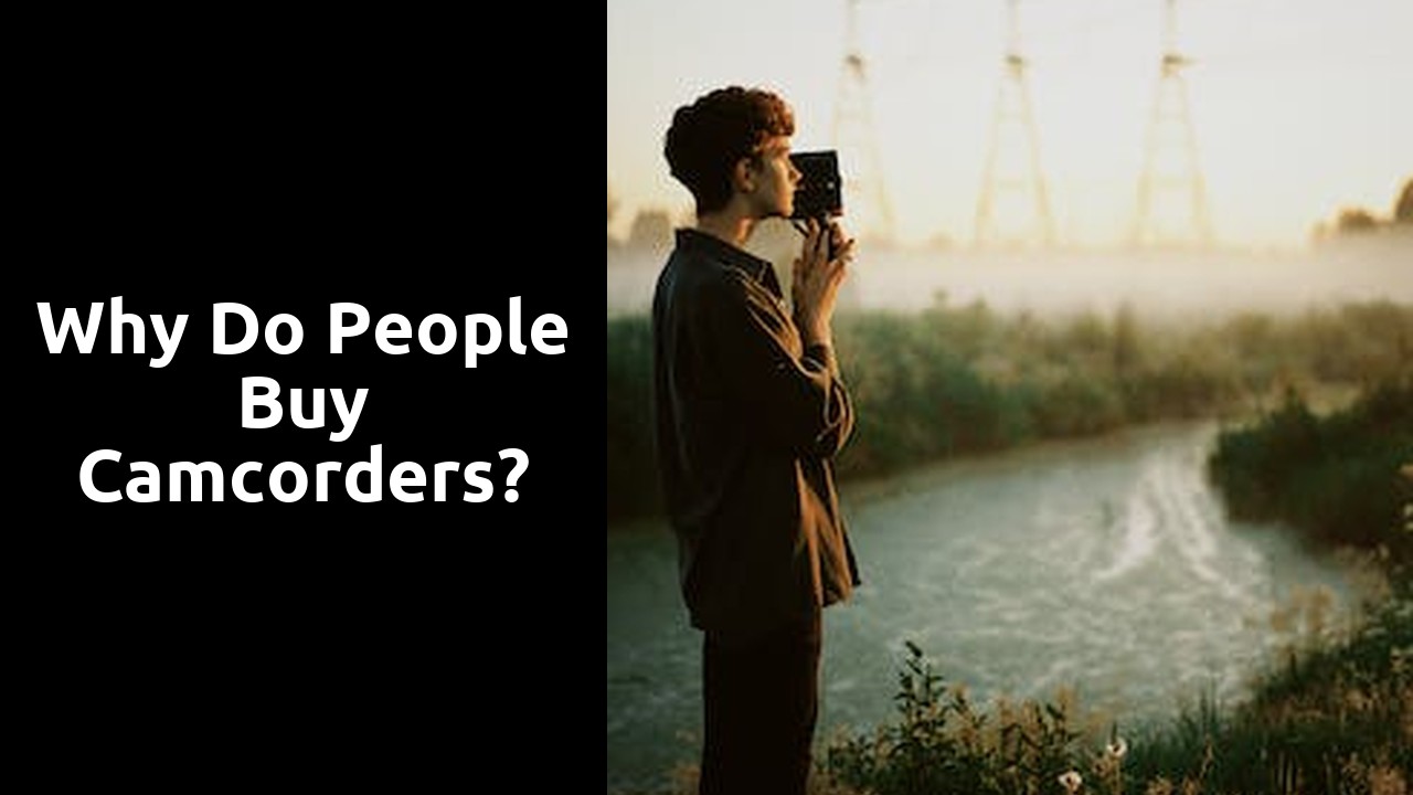 Why do people buy camcorders?